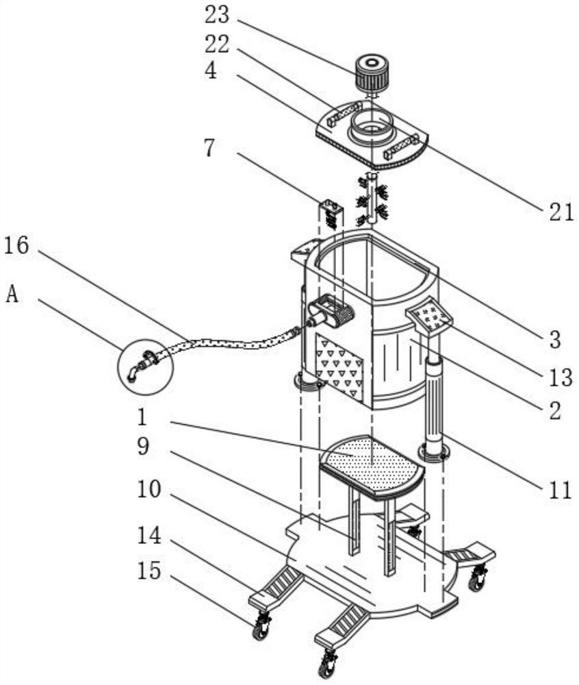 Spinning size stirring device for spinning