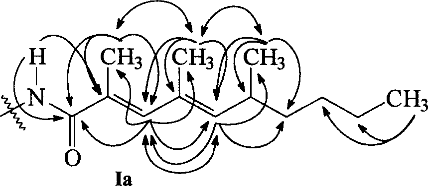 Compound of antitumor antibiotic of new carbon framework as well as preparation method and application