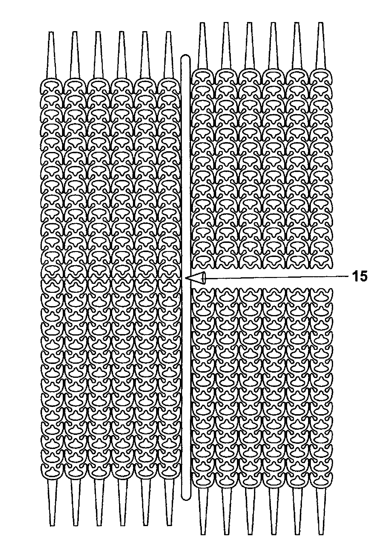 Moulded tie strips