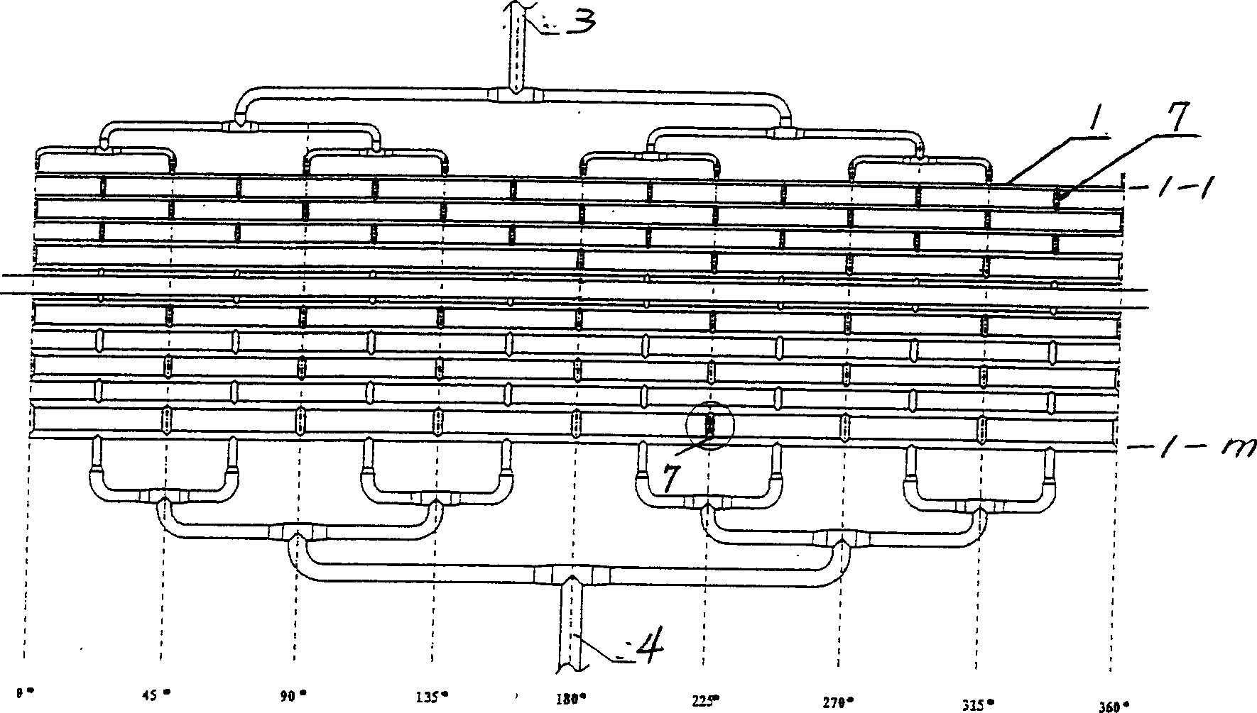 Reactor with multiple ring canal