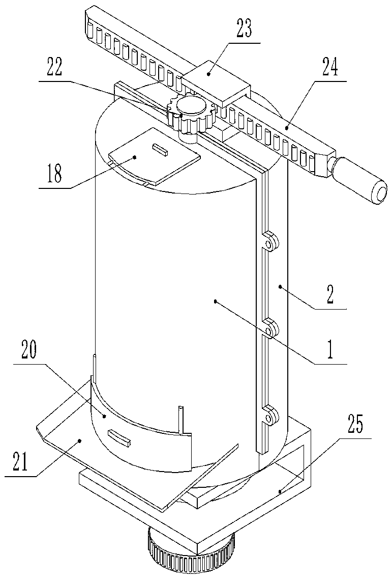 Solid veterinary drug multistage crushing device for livestock farms