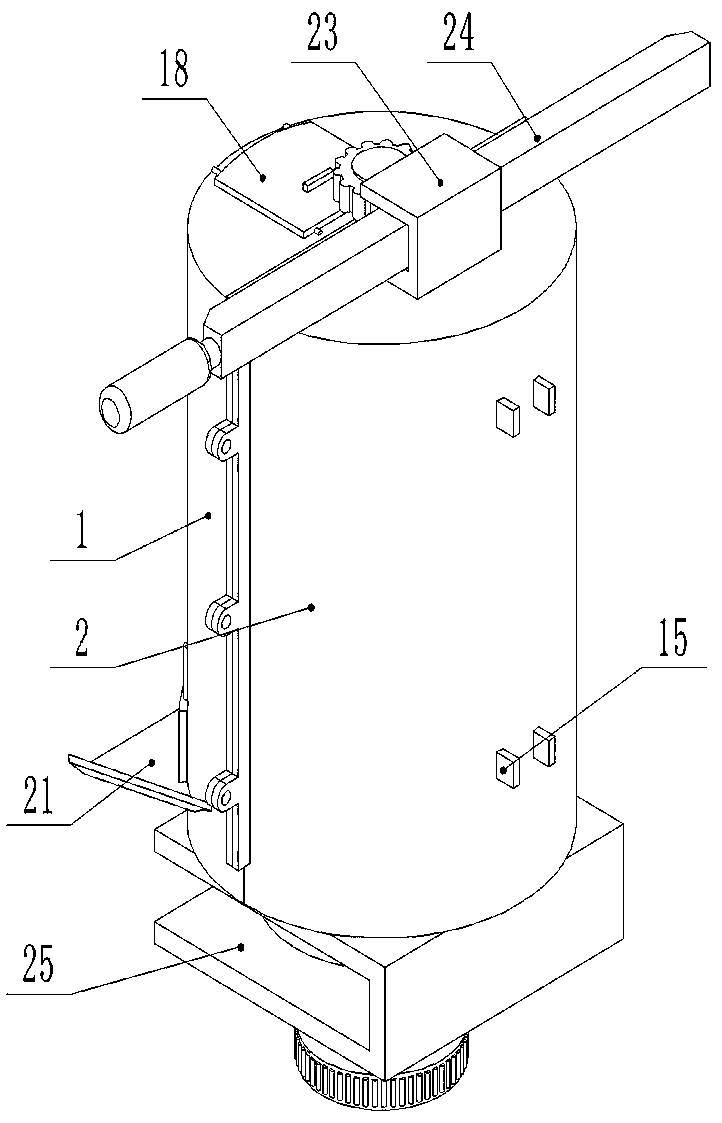 Solid veterinary drug multistage crushing device for livestock farms