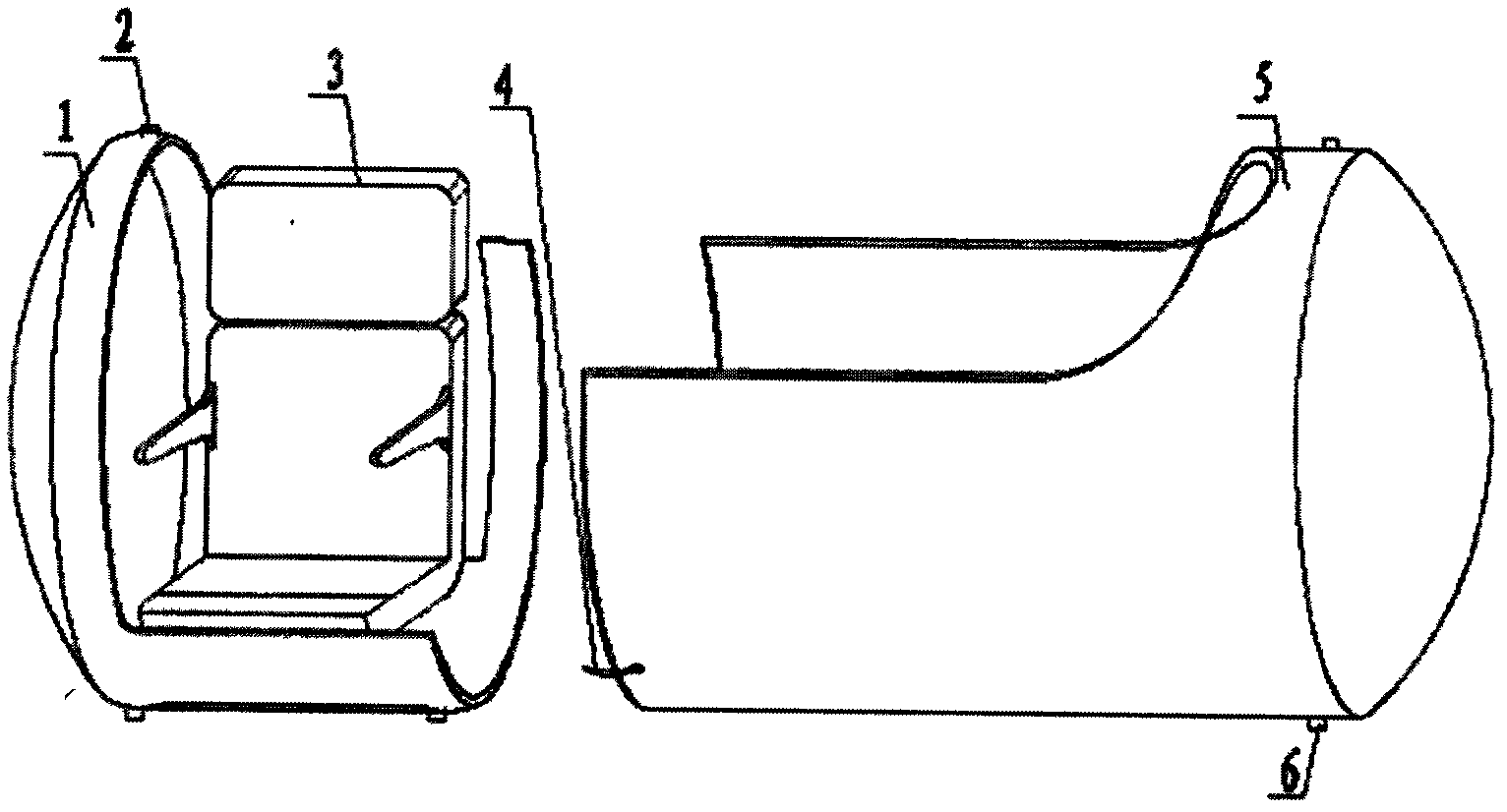 Child safety protection cabin in automobile