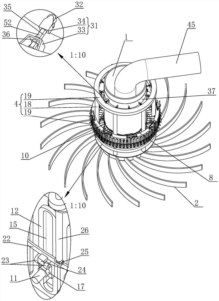 Water-supported floating hydroelectric power generation equipment