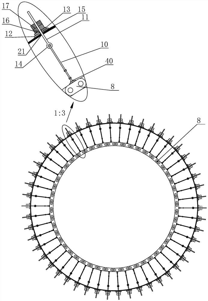 Water-supported floating hydroelectric power generation equipment