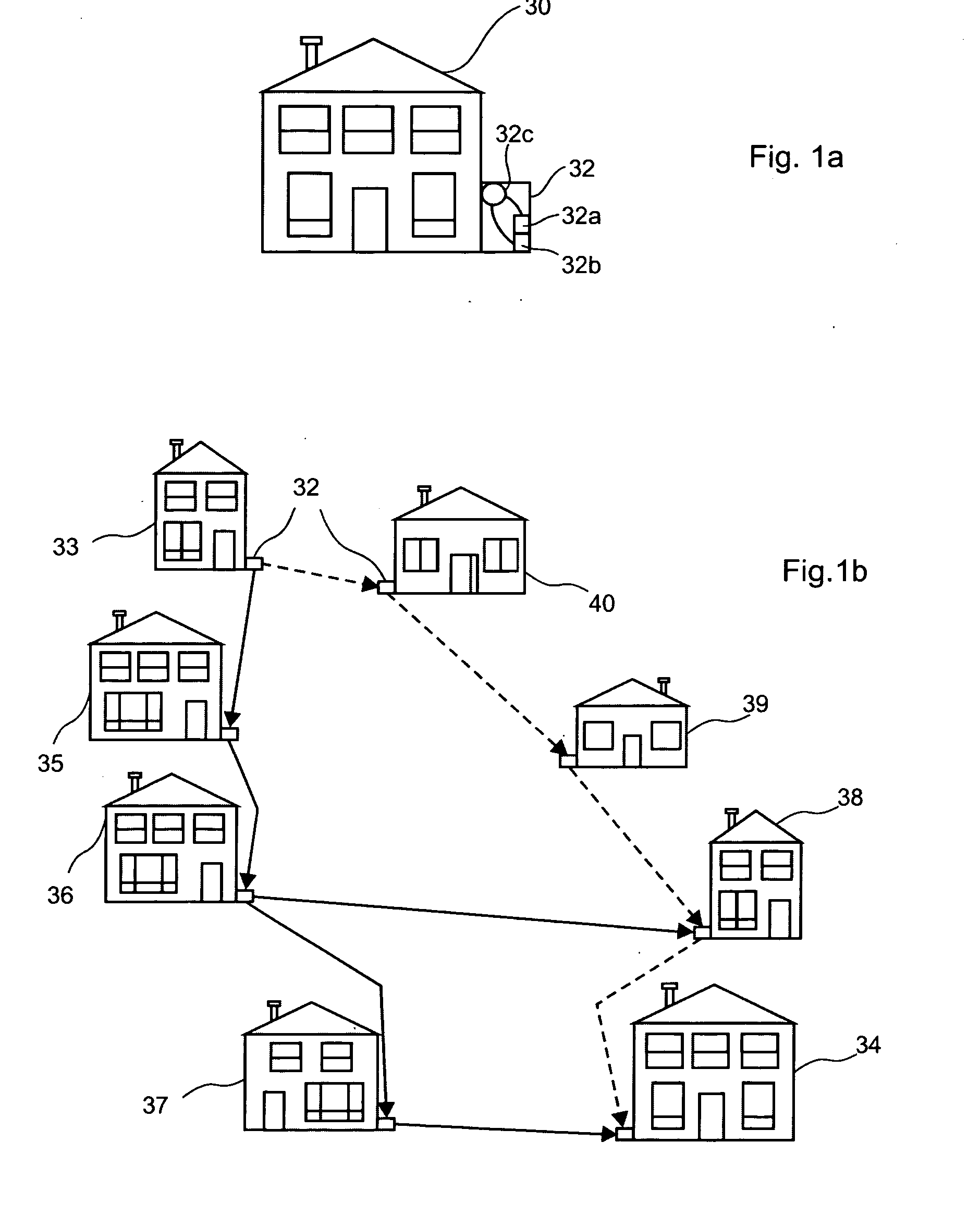 Communication nodes for use with a wireless ad-hoc communication network