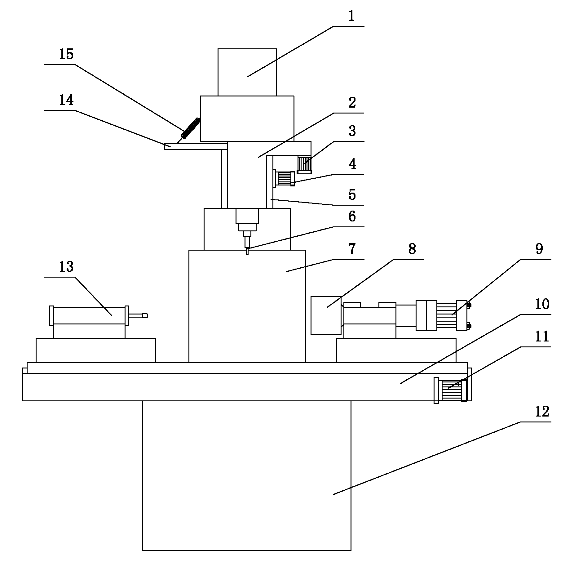 Five-axle numeric control milling machine