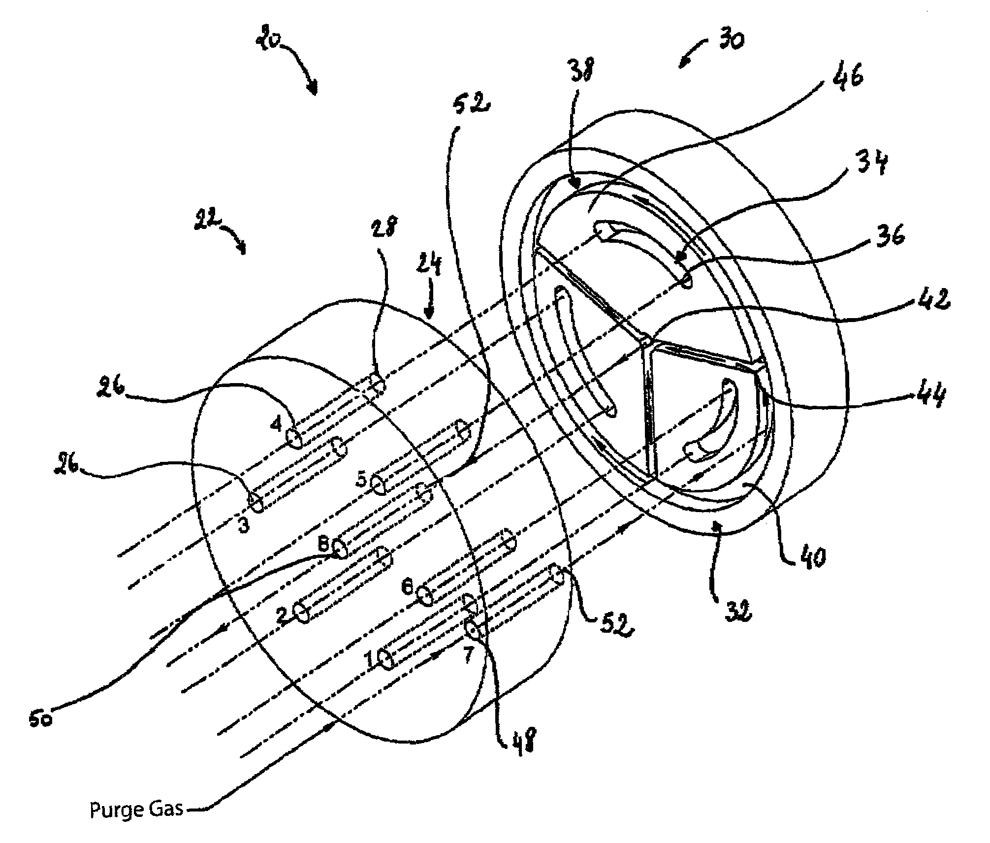 Rotary valve and analytical chromatographic system using the same