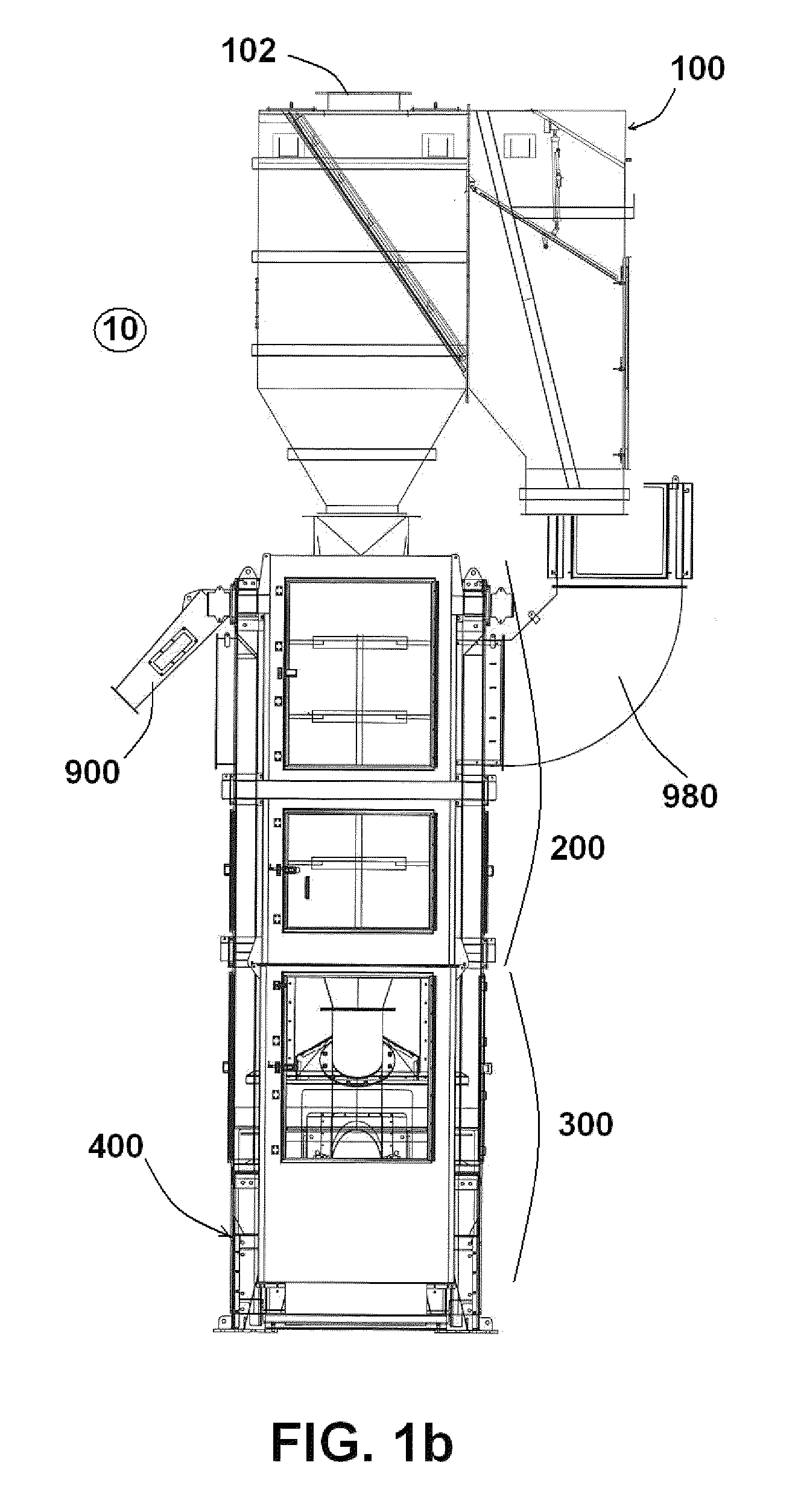 Dryer system with improved throughput