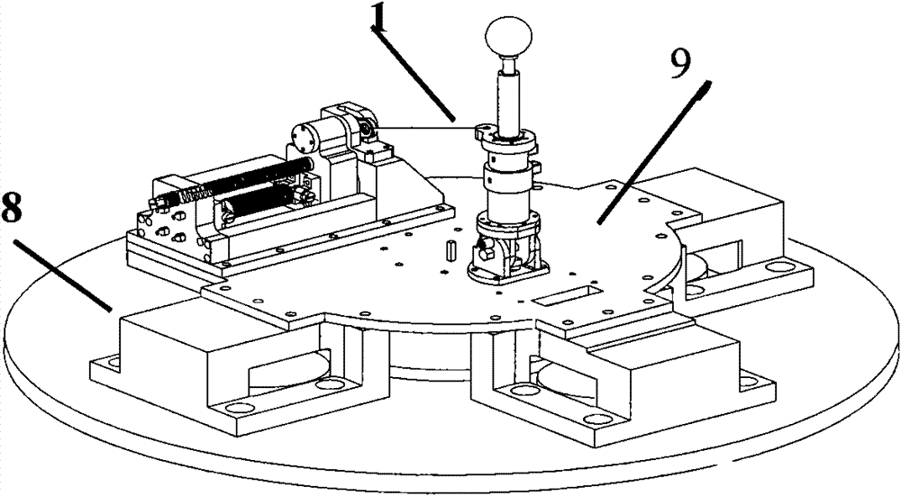 Experimental device for ground expansion of rocket-borne electronic extensible rod