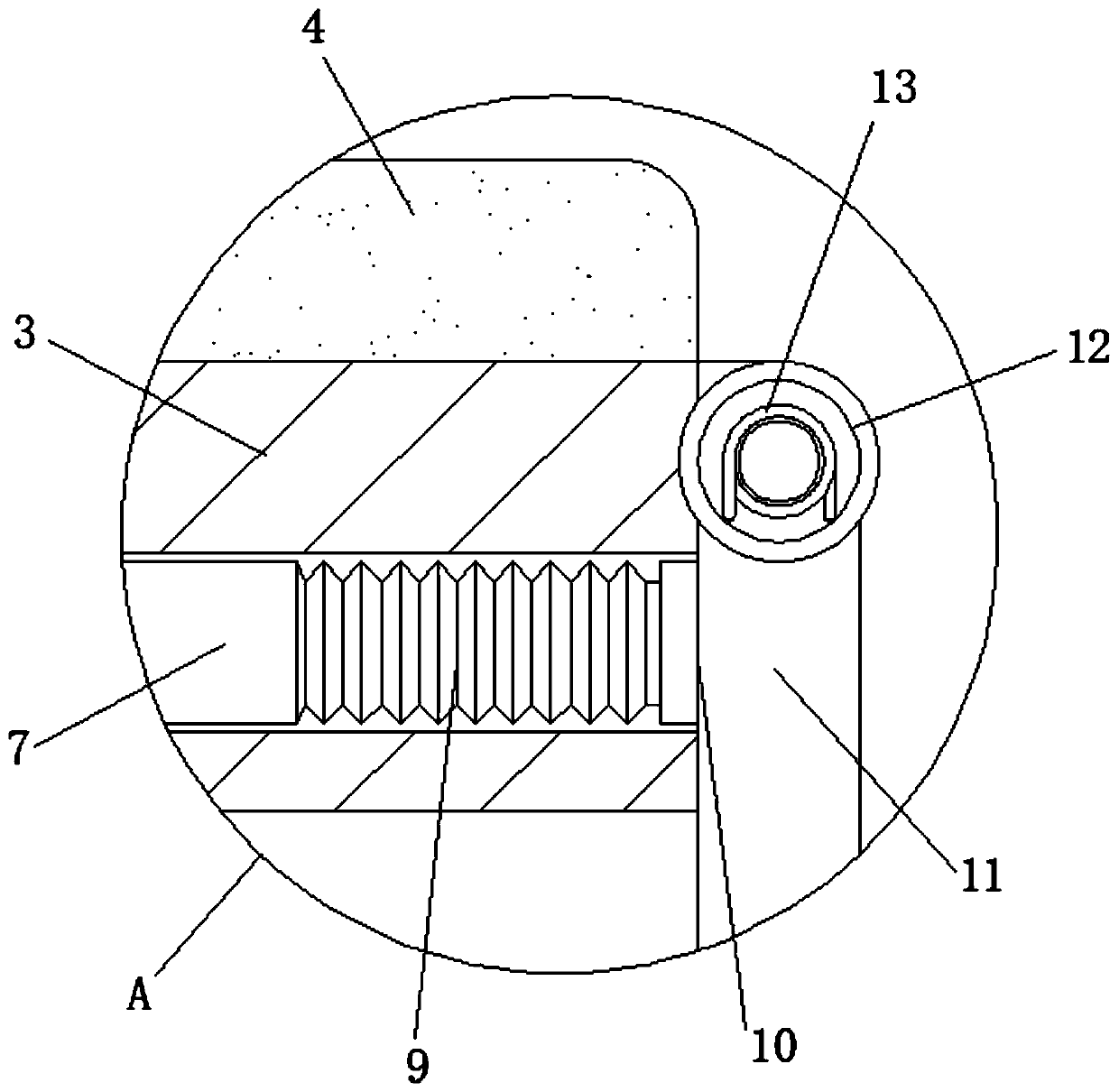 Bite-prevention type breather catheter used for cardiovascular medicine nursing