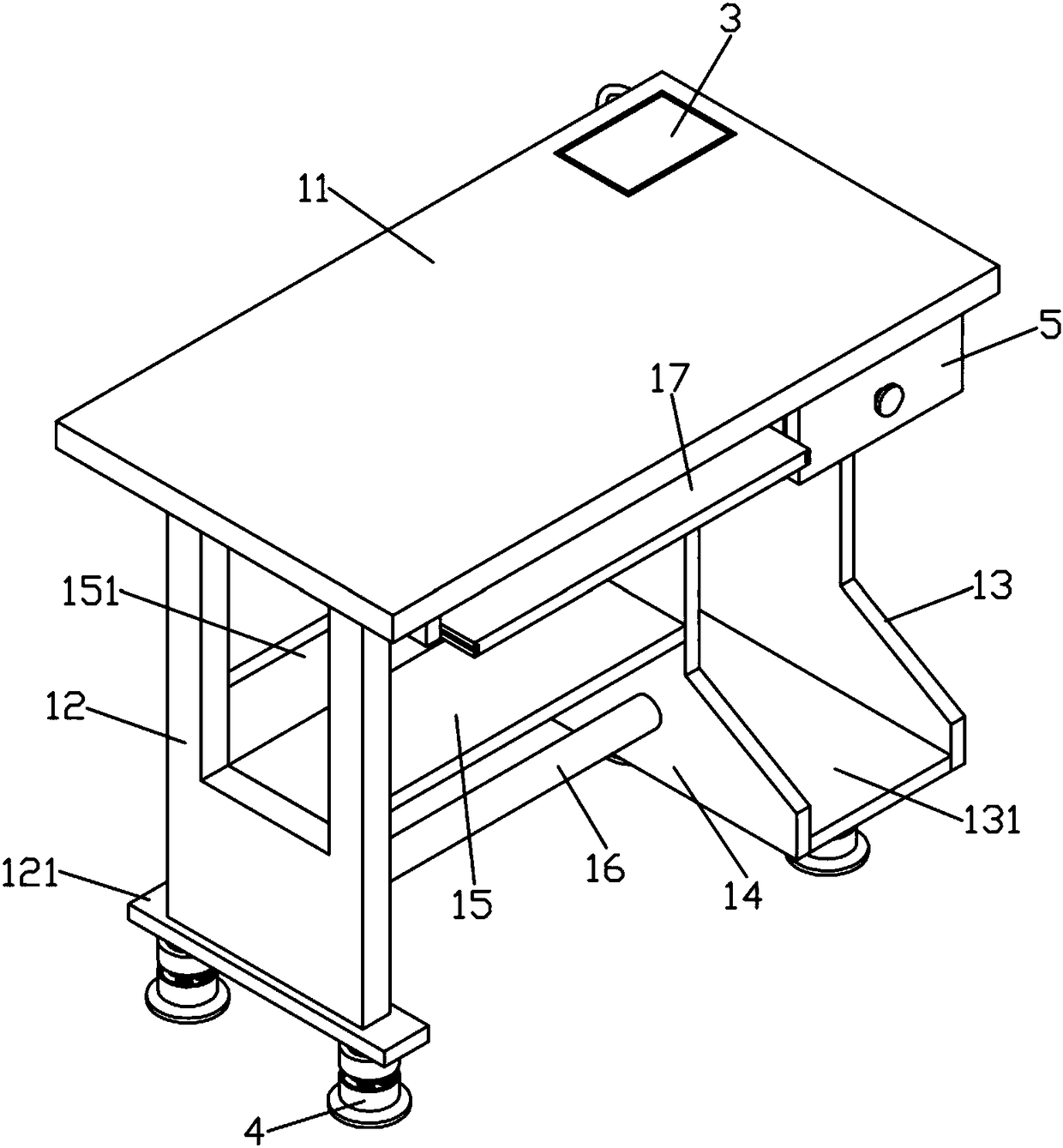 An intelligent heating desk