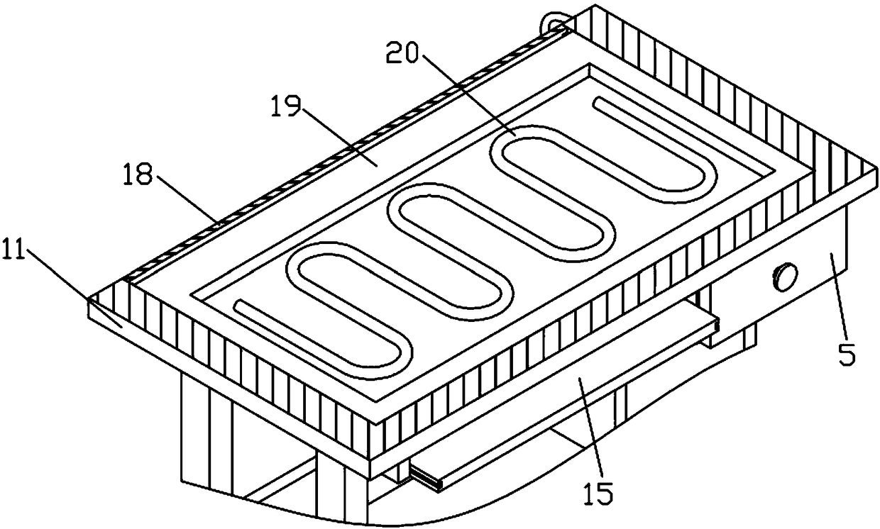 An intelligent heating desk