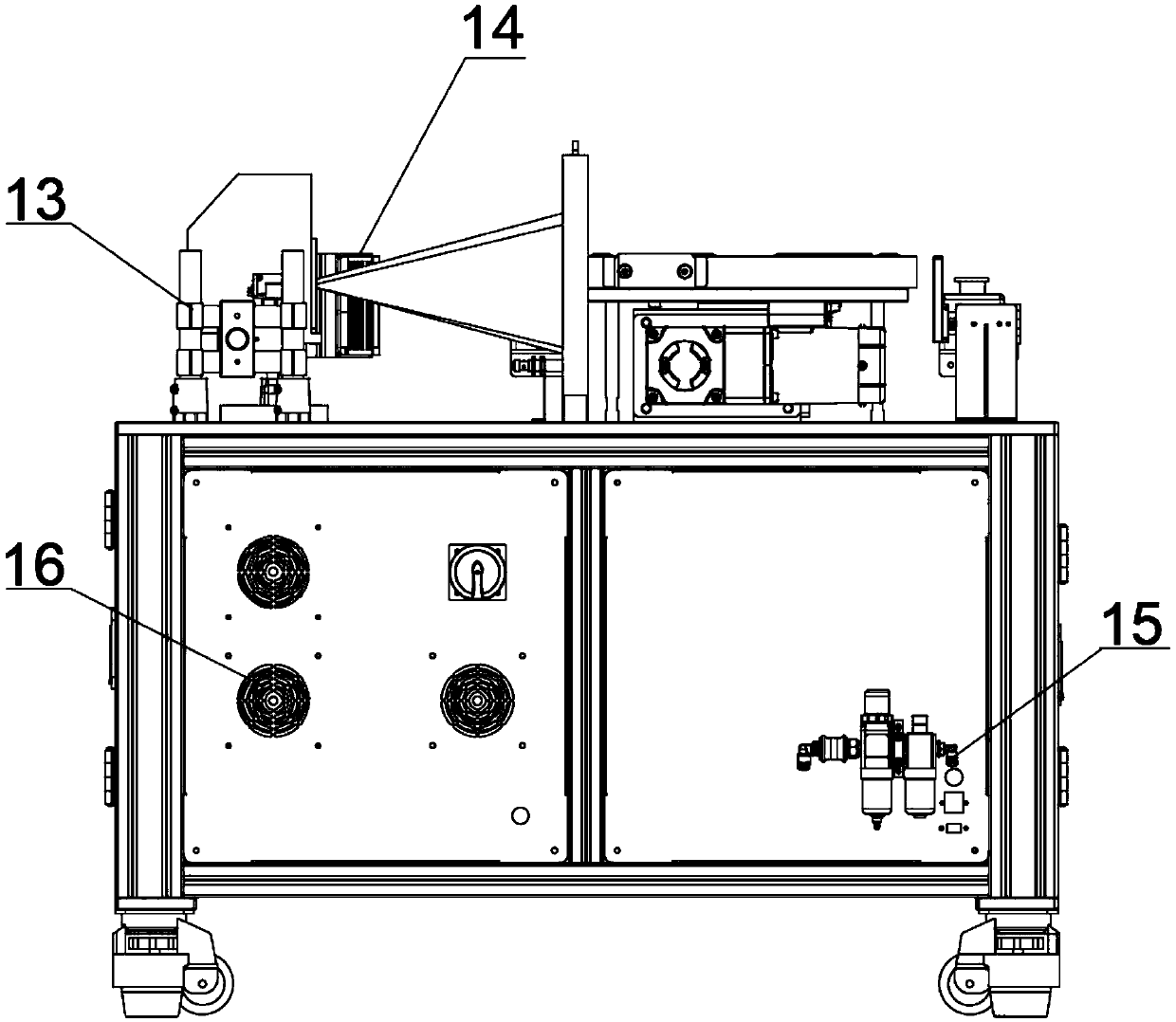 Automatic drilling equipment for silicon carbide honeycomb ceramics based on visual identification