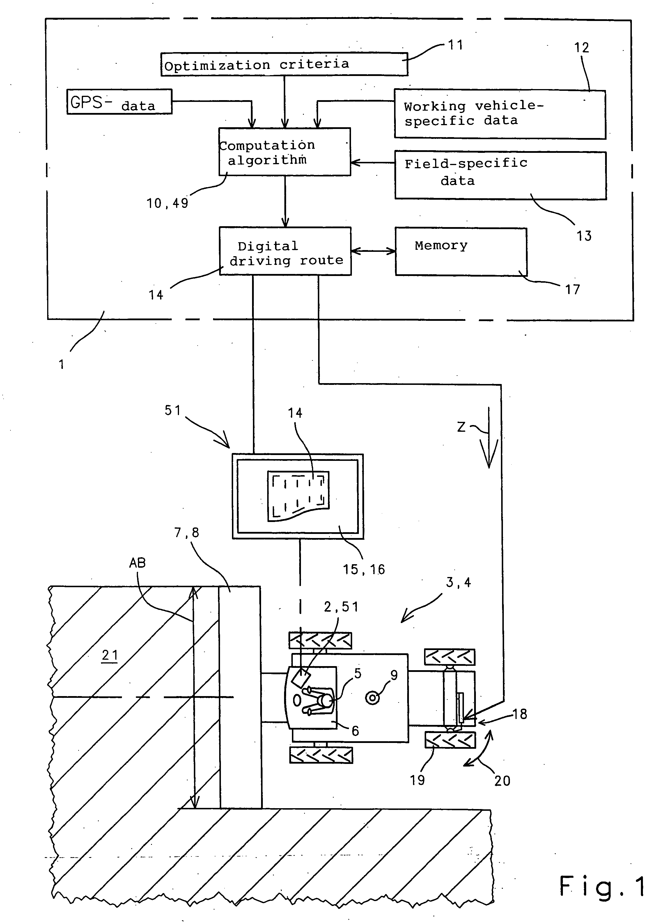 Route planning system and method for agricultural working machines