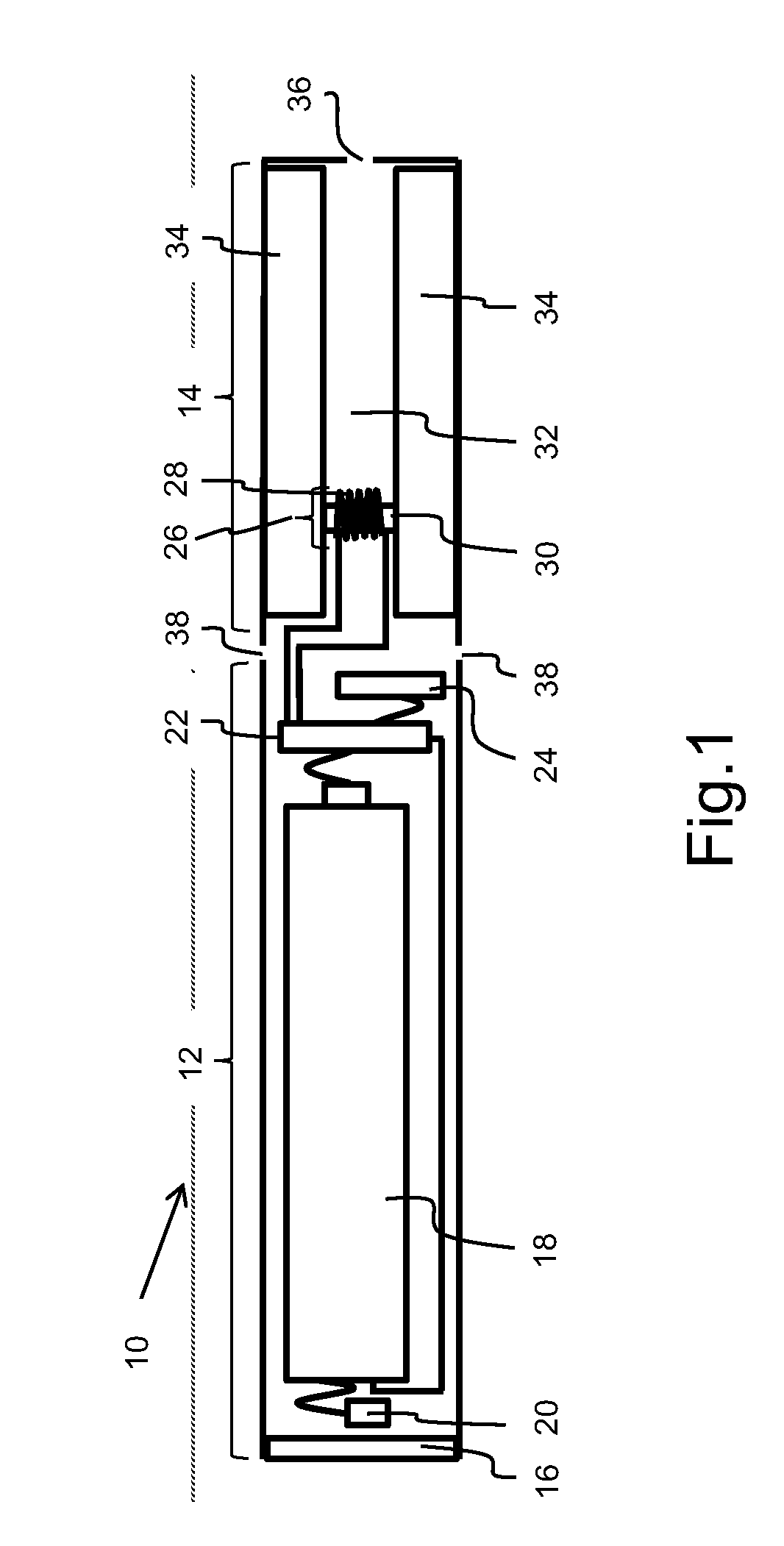 Liquid supply with spiral container