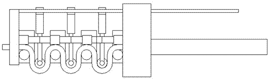 Bending technology for furnace tube of linear heating furnace