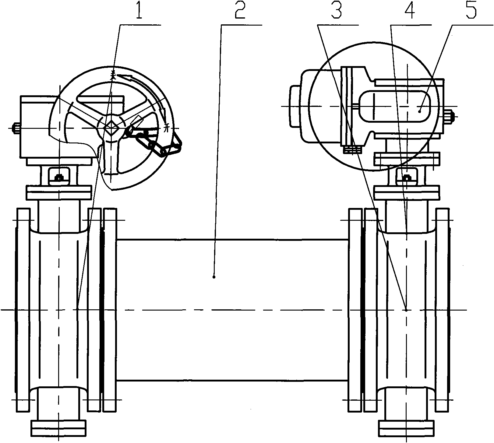 Flow-stabilizing regulating and controlling device of sea water pump