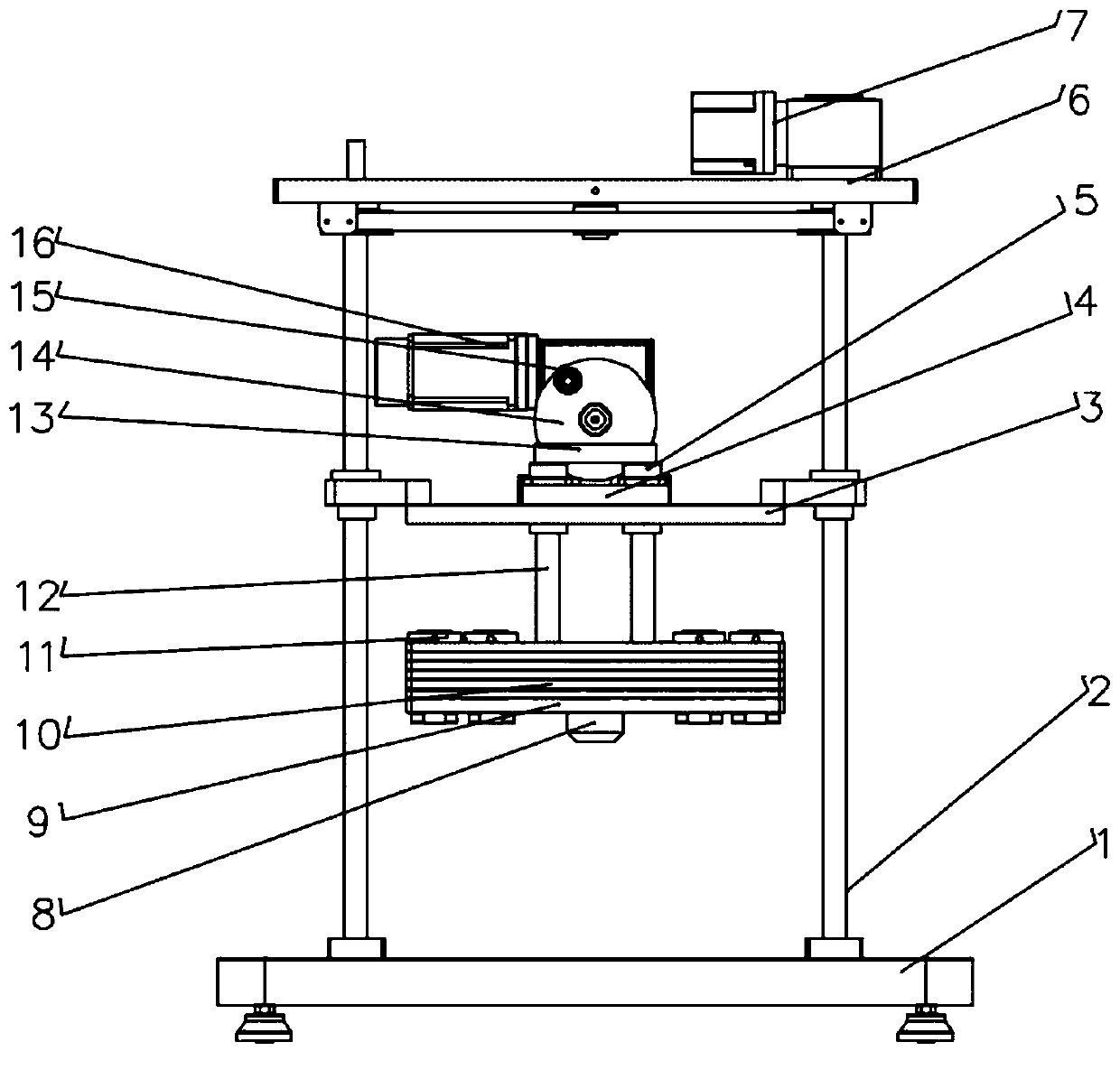 Free-fall impact fatigue testing machine