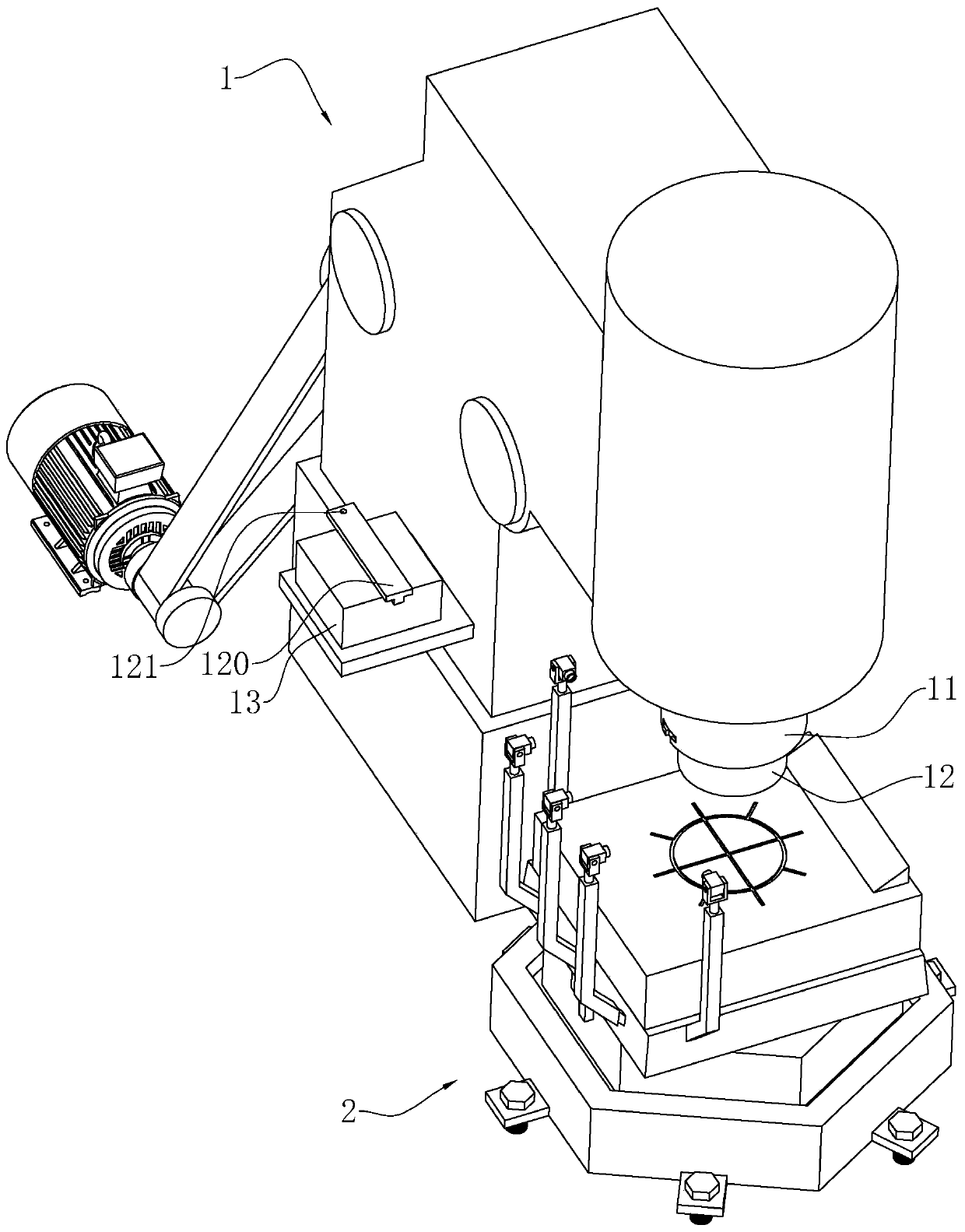 Air hammer for steel piece forging and stamping