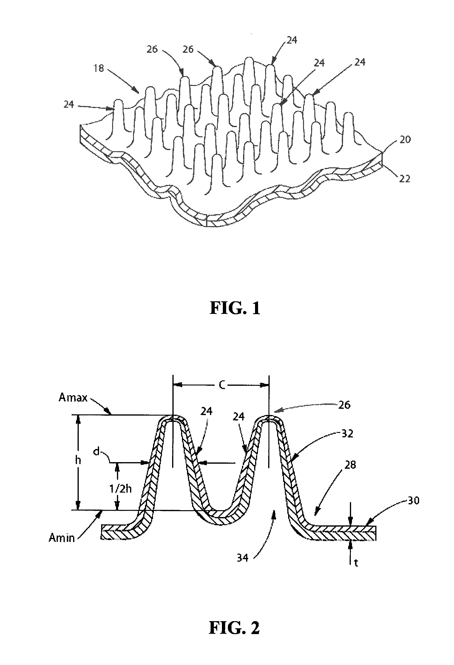 Colored web material comprising a plurality of discrete extended elements