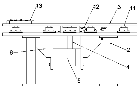 Robot base inner and outer ring welding device