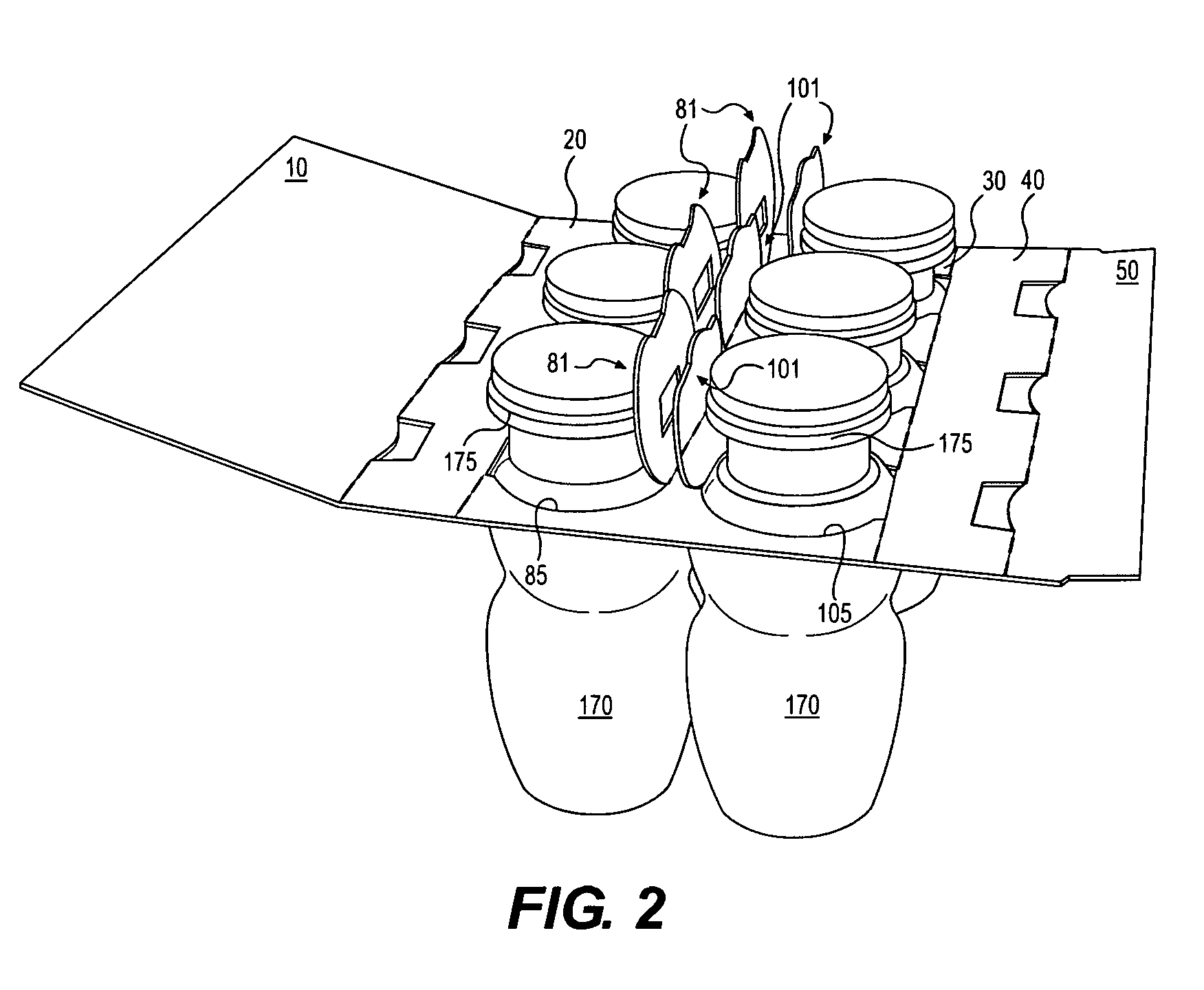 Package for containers