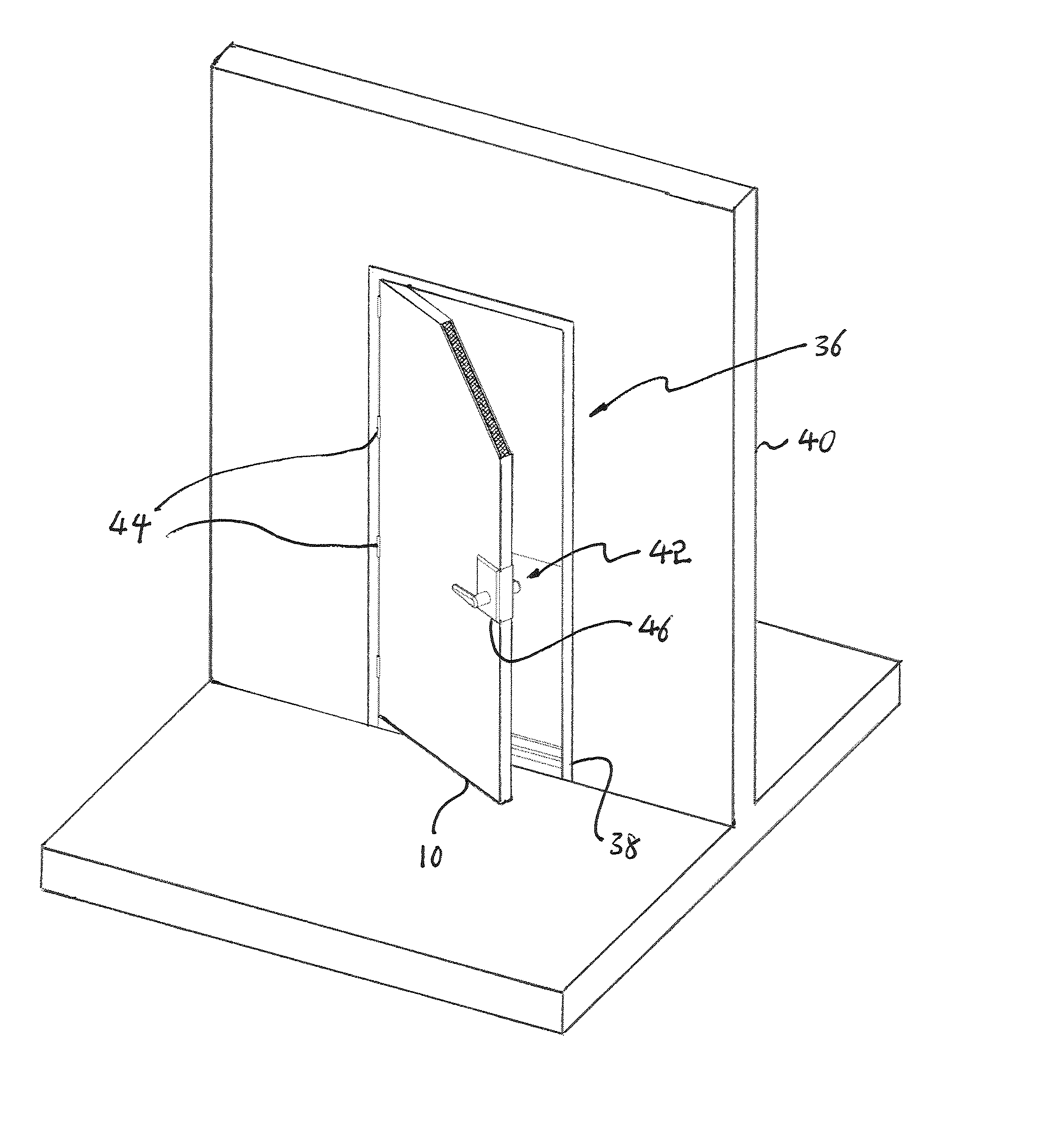 Composite Panel and Method for Strengthening a Door Structure