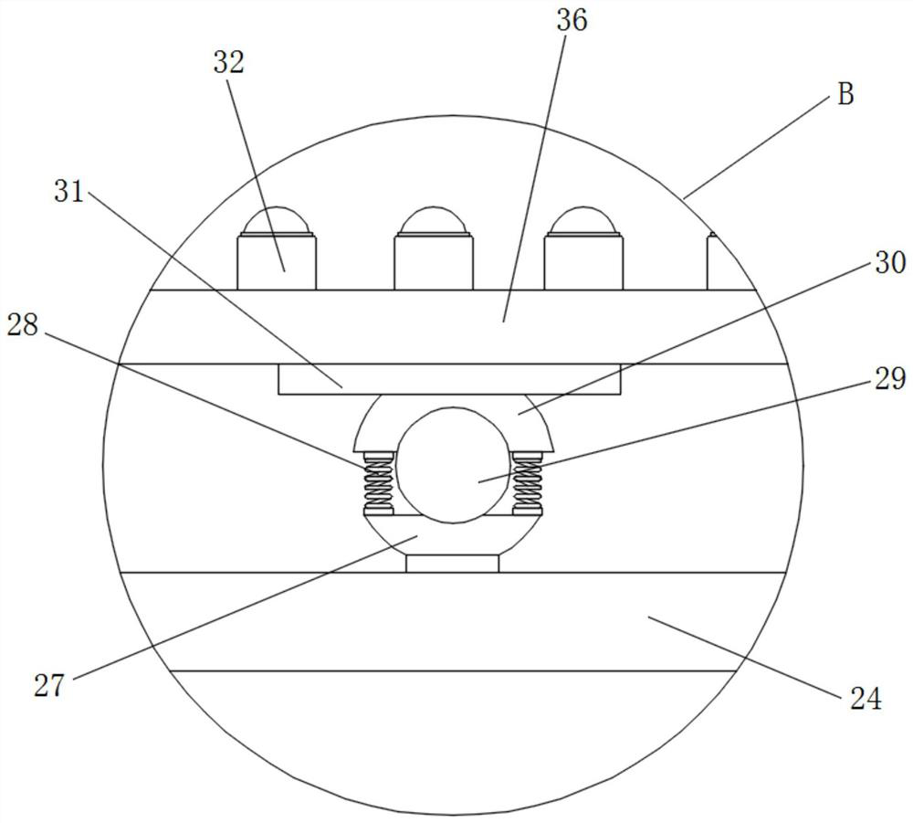 Logistics carrying platform protection mechanism capable of preventing platform from being damaged