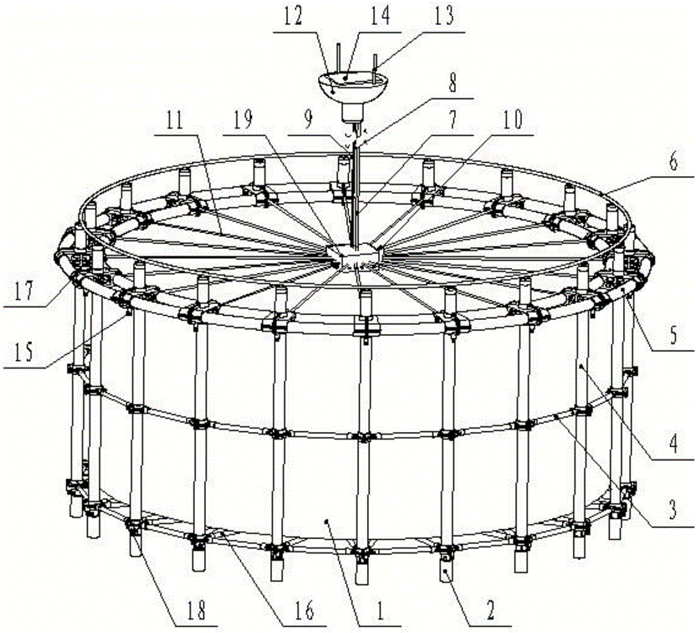 Intelligently-controlled and balanced lifting deep sea aquaculture cage