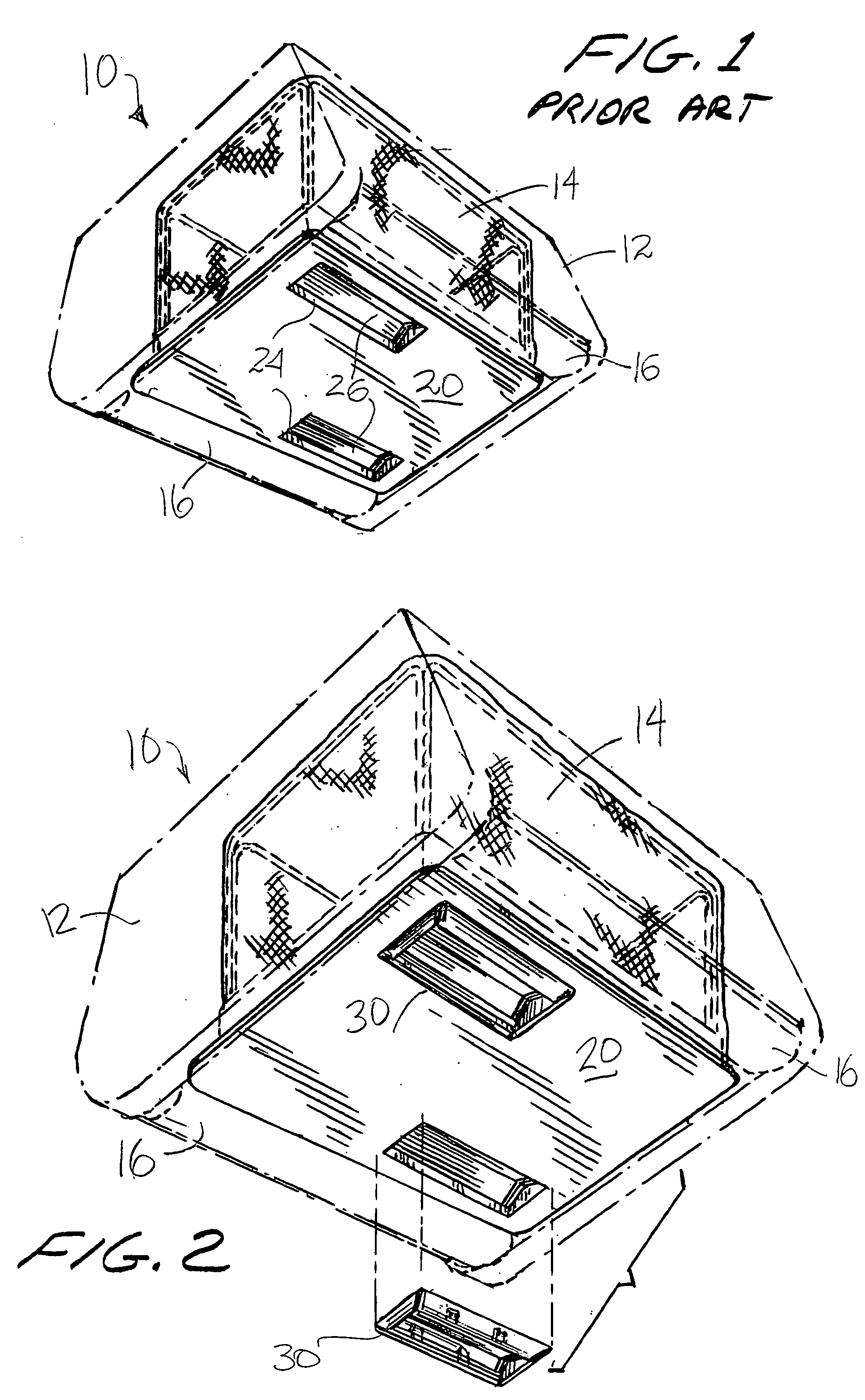 Pool cleaner baseplate with inlet extension members and recessed wheels