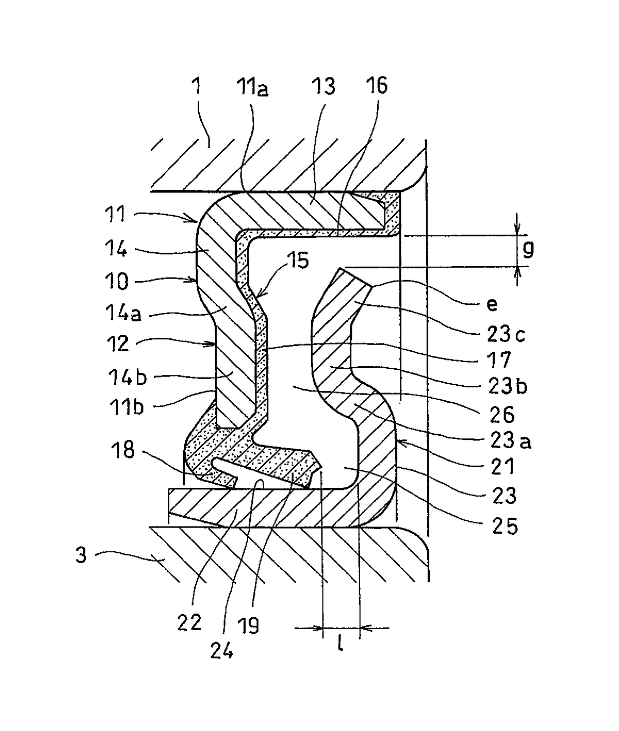 Sealed rolling bearing