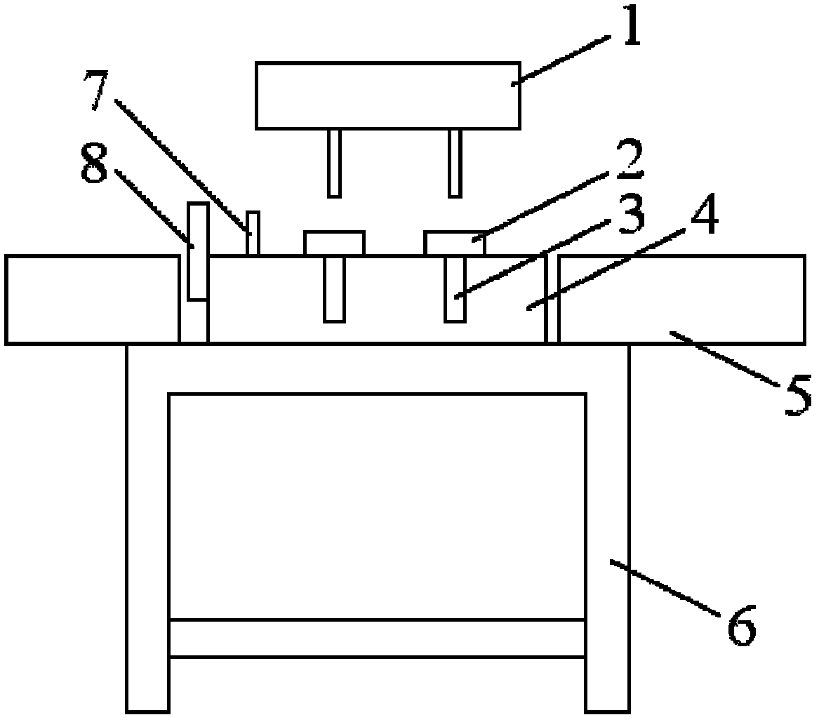 Panel punching device