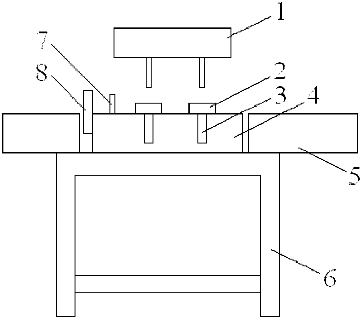 Panel punching device