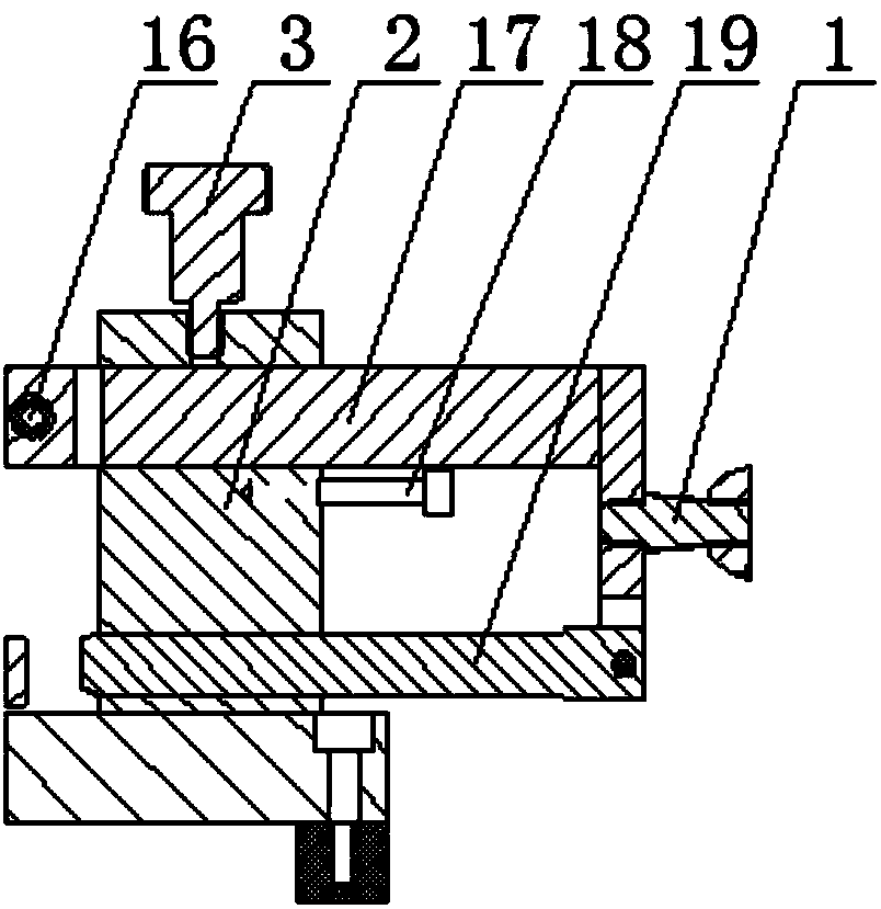 Compressor cylinder body fixing equipment