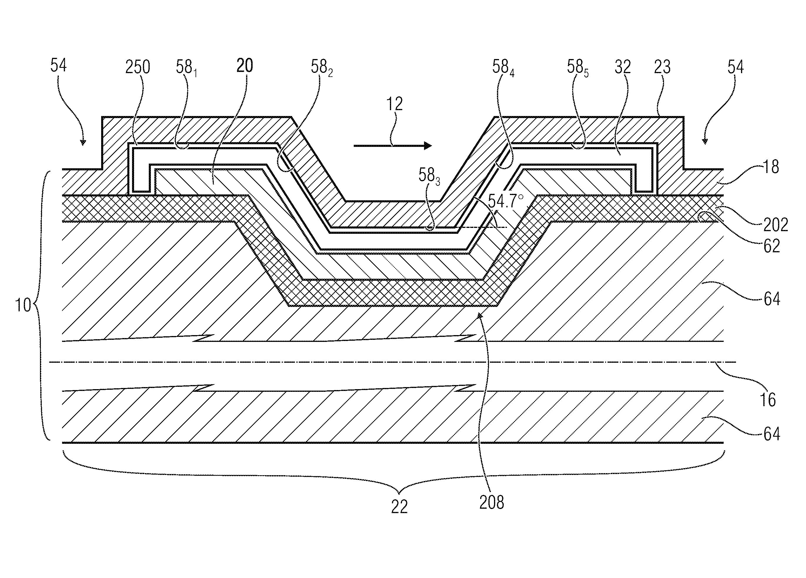 Micromechanical device with an actively deflectable element