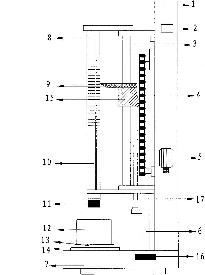 Coarse aggregate void test equipment