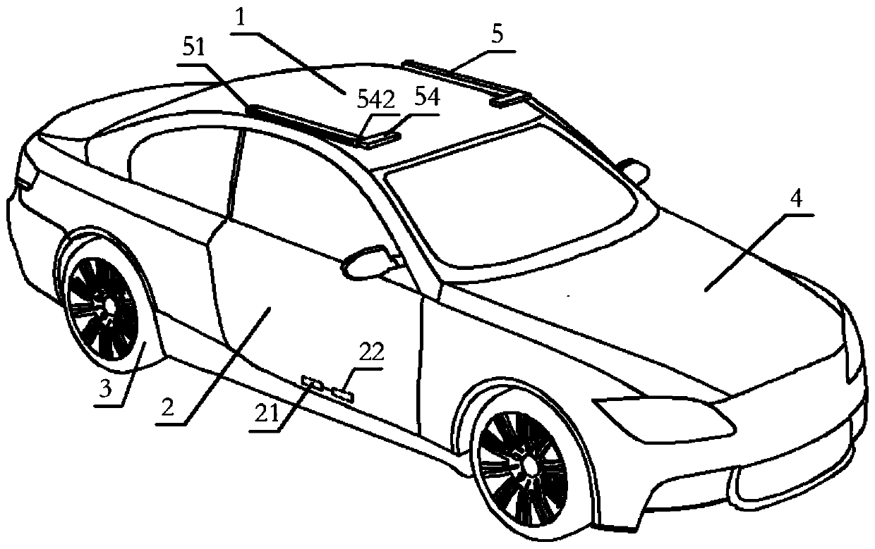 Rain-proof device for automobile