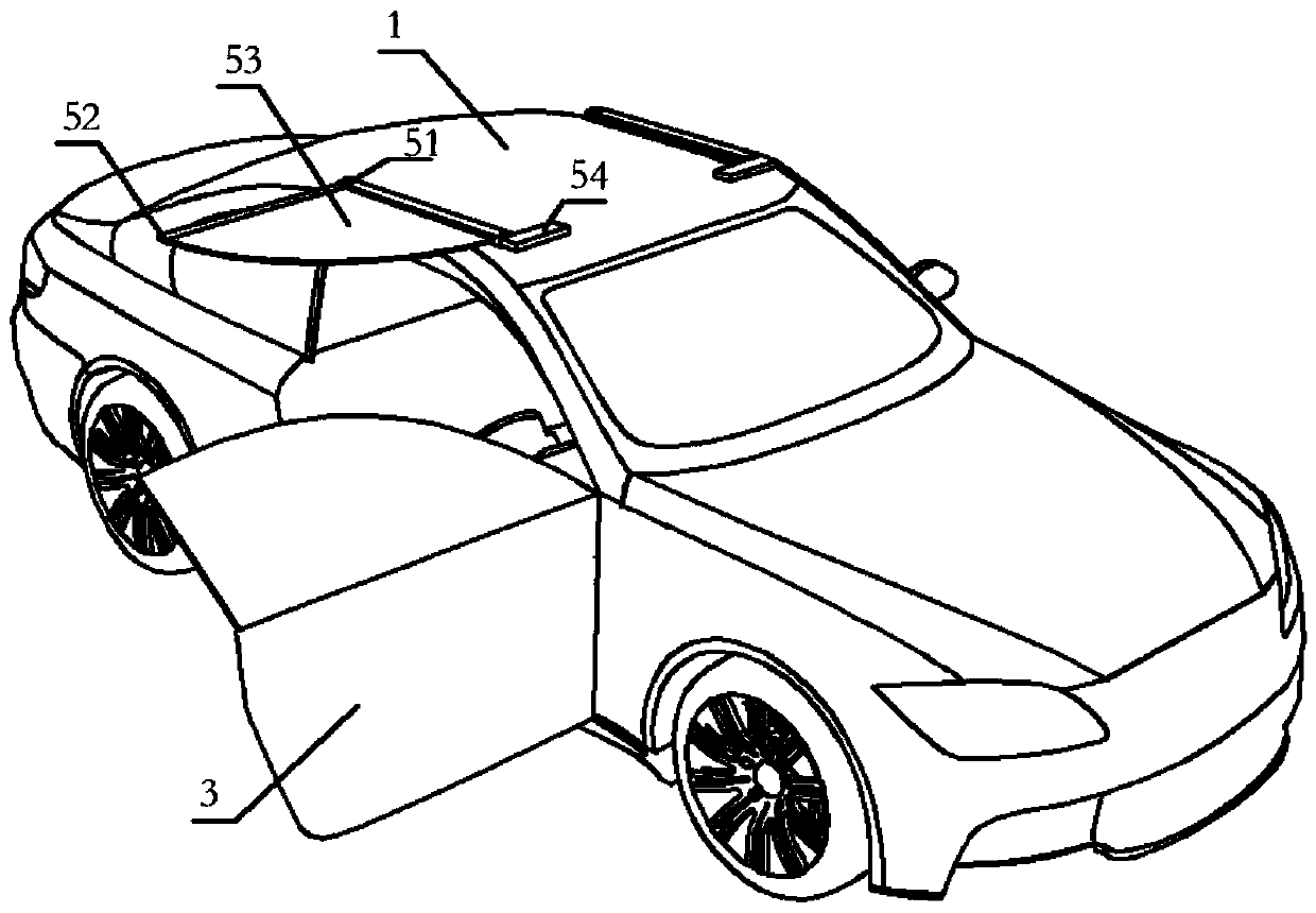 Rain-proof device for automobile