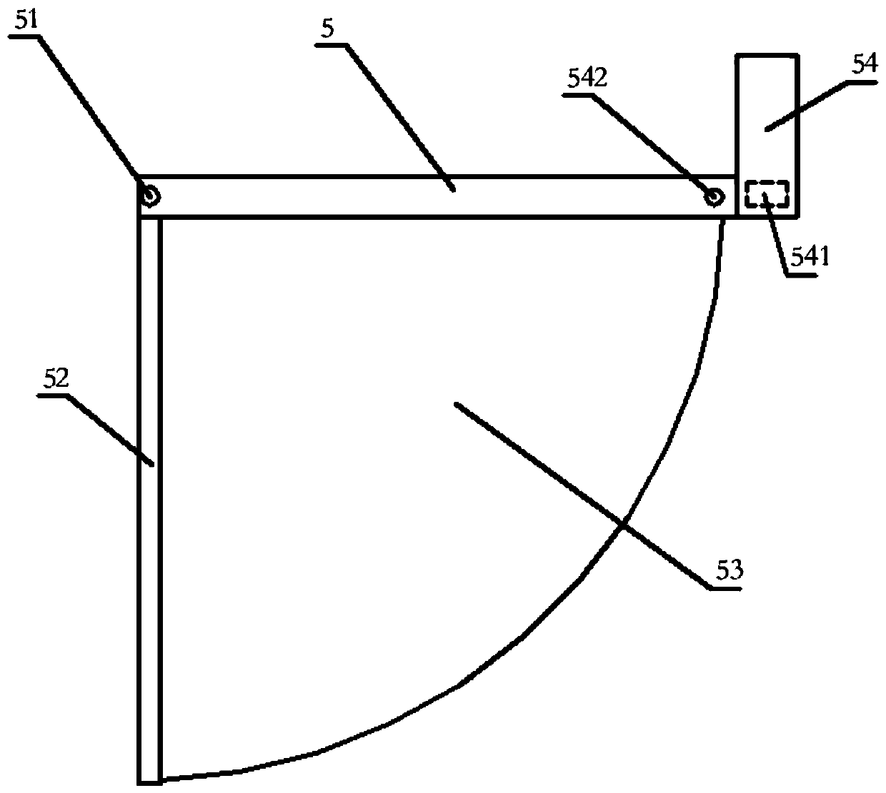 Rain-proof device for automobile