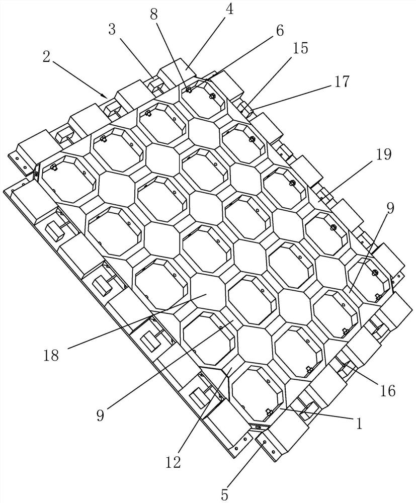 Construction method of ecological revetment block structure