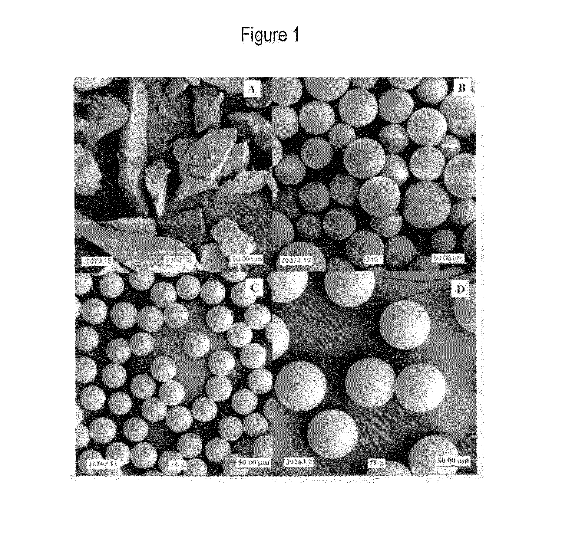 Particulate materials and compositions for radio therapy