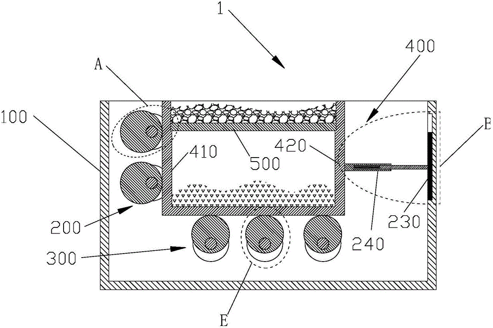 Screening device for mining solid waste