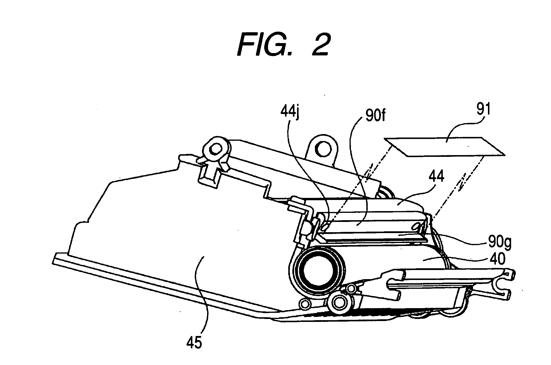 Flight developer regulating member, developing apparatus and method of assembling developing apparatus