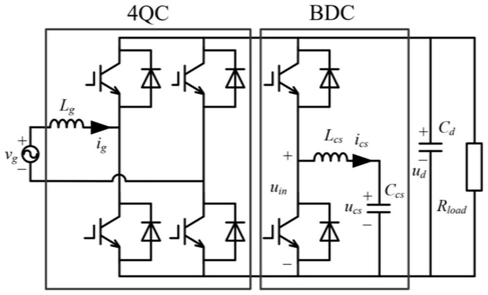 Secondary pulsation power decoupling method based on DC bus voltage detection