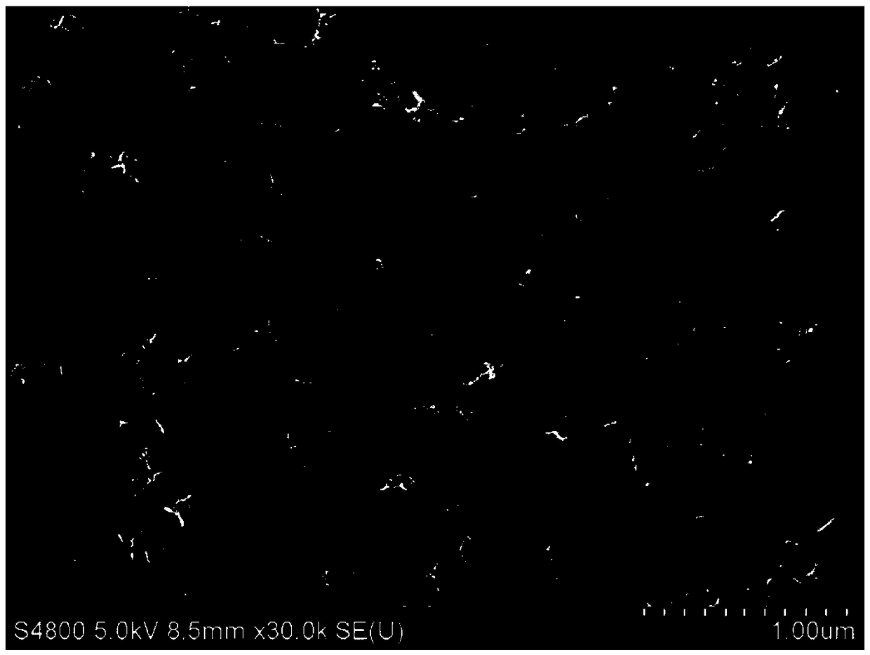 Preparation method of molybdenum diselenide/carbon fiber cloth composite