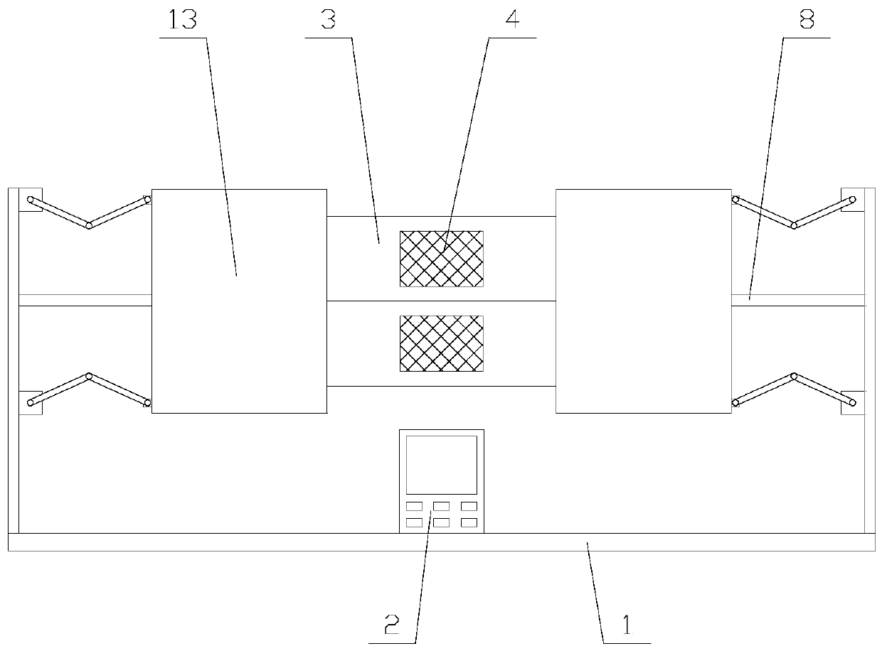 Rotary drum dryer facilitating material loading and unloading and cleaning