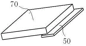 An automatic freezer liner panel adhesive tape machine and its processing method