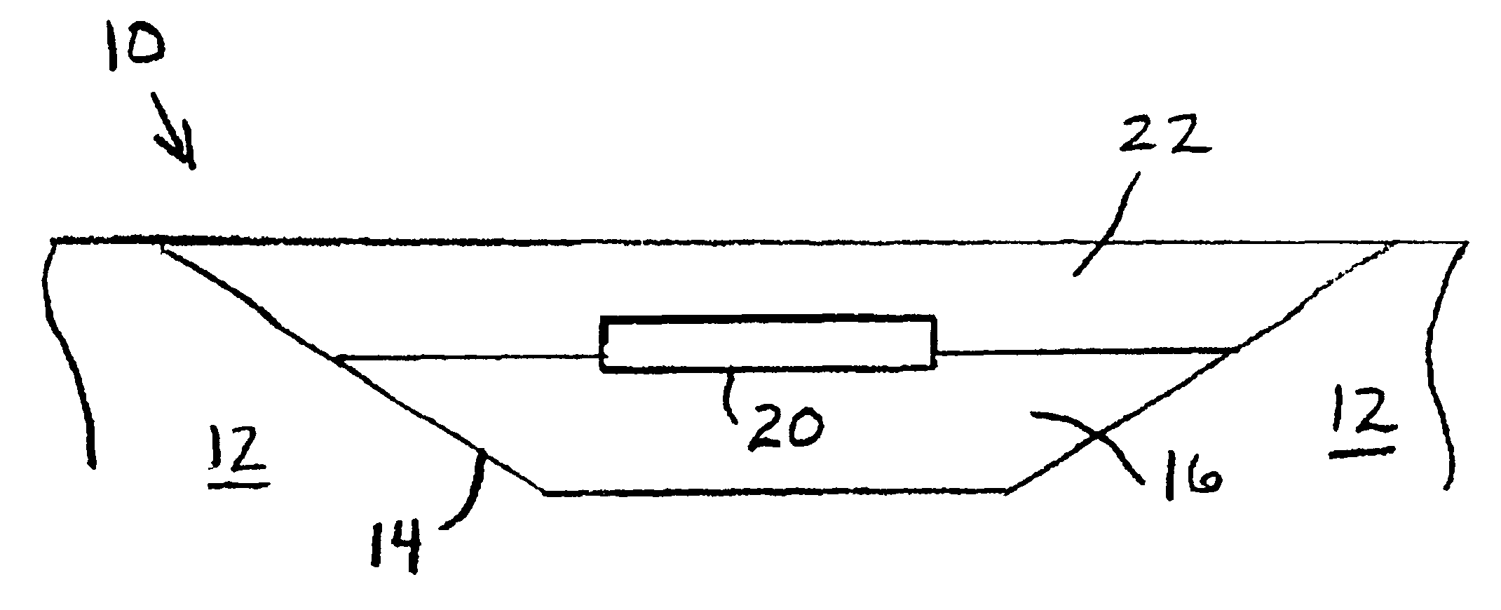 Floating chip photonic device and method of manufacture