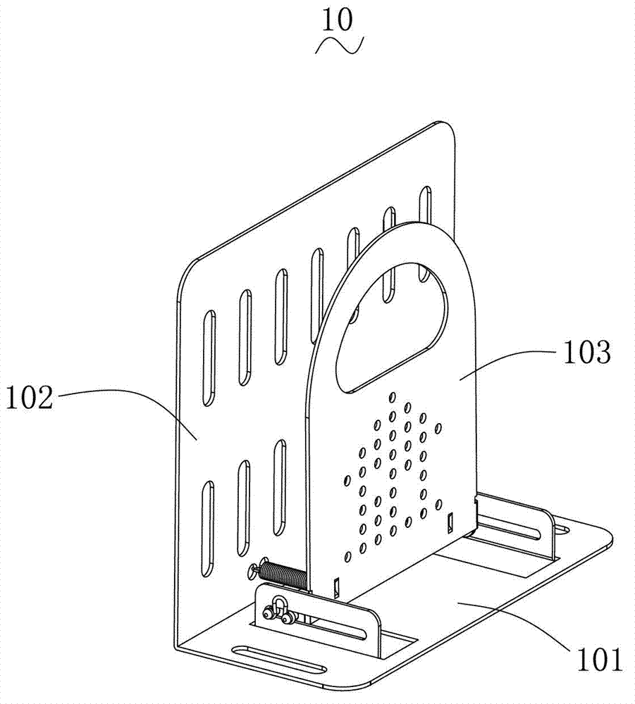 Clamping device and wiring box using the same